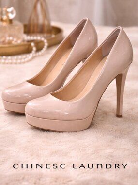 Chinese Laundry Nude Platform High Heel Pumps Size 8.5 Classic Dress Shoes NEW